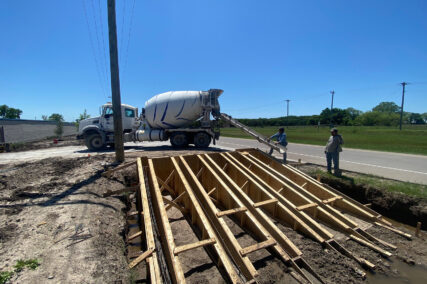 Storage concrete project