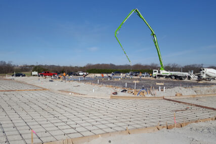 Retail concrete project