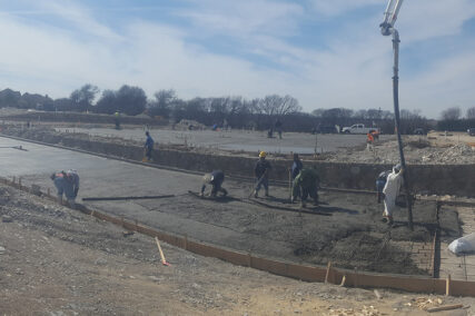 Retail concrete project