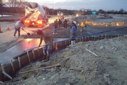 Retail concrete project