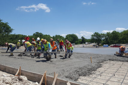 Retail concrete project