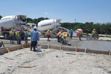 Retail concrete project