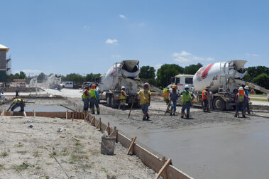 Retail concrete project