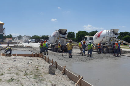 Retail concrete project