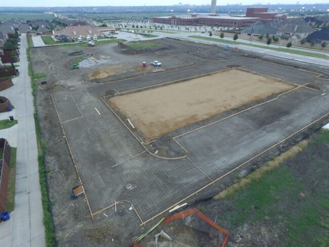 Retail and medical concrete project