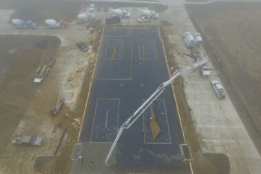 Retail and medical concrete project