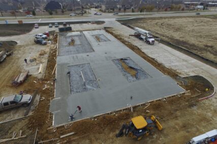 Retail and medical concrete project