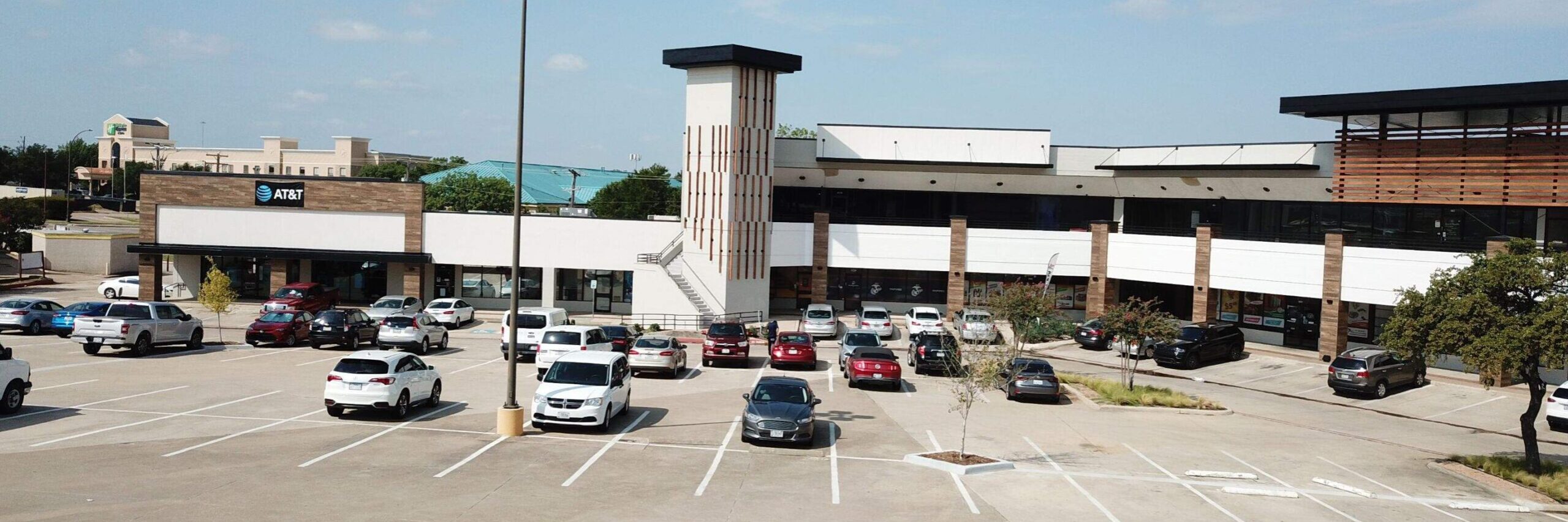 Retail concrete construction project