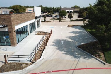 Retail concrete construction project