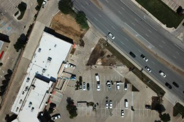 Retail concrete construction project