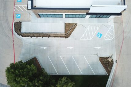 Retail concrete construction project