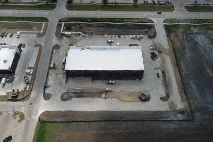 Retail concrete construction project