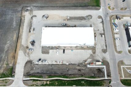 Retail concrete construction project