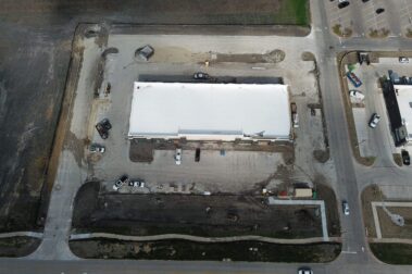 Retail concrete construction project