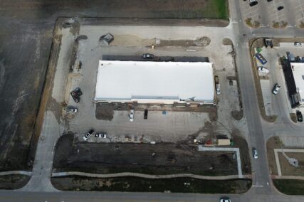 Retail concrete construction project