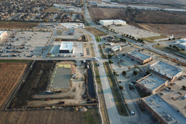 Retail concrete construction project