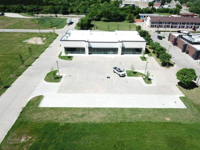 Retail concrete construction project