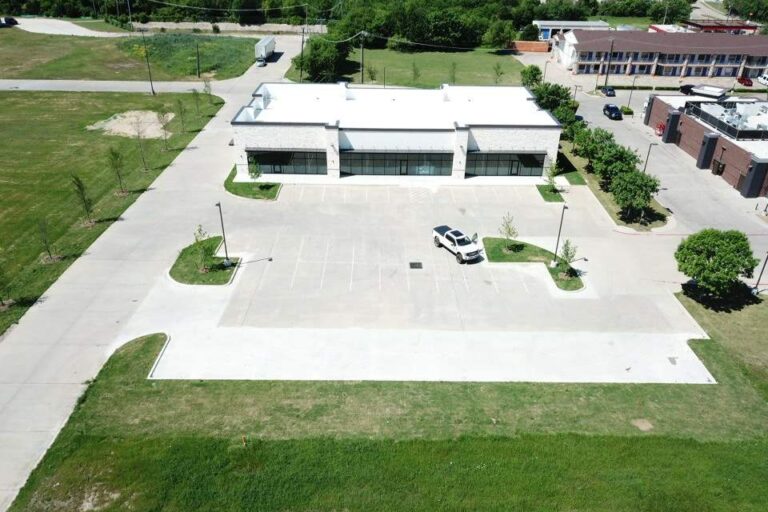 Retail concrete construction project