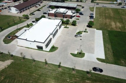 Retail concrete construction project